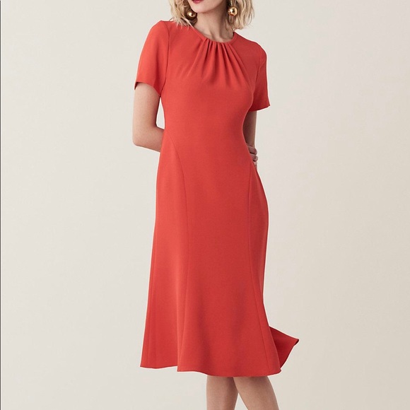 DVF Tie Back Midi Dress - Picture 1 of 8